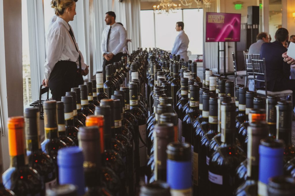Bottiglie di Brunello di Montalcino e Brunello di Montalcino riserva